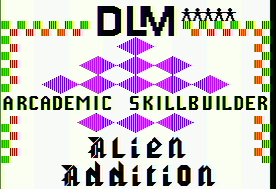 Alien Addition box art for TI-99